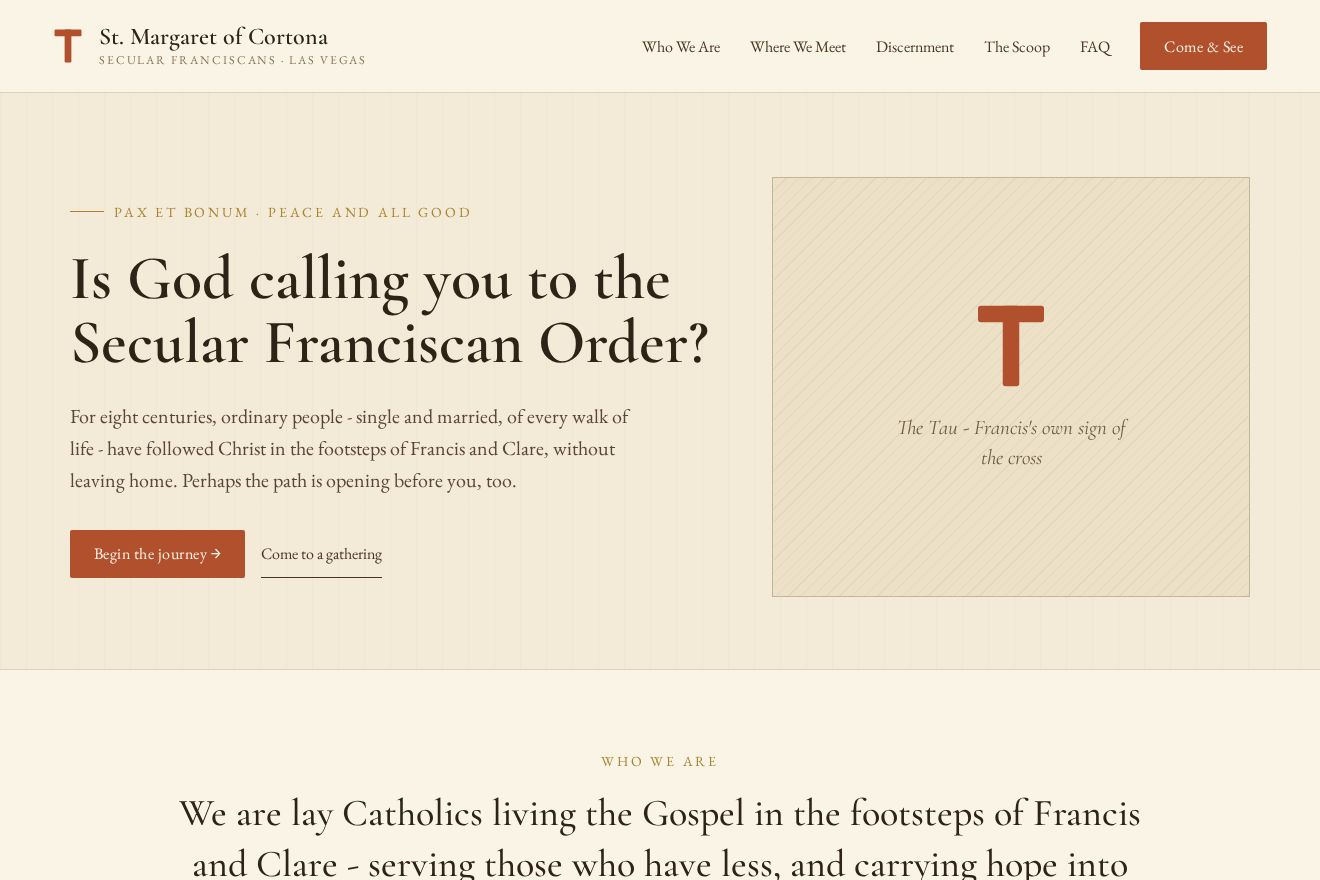 The Pilgrim's Path homepage preview